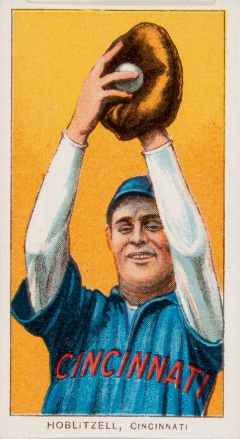 1909 White Borders Piedmont & Sweet Caporal Hoblitzell, Cincinnati #215 Baseball Card