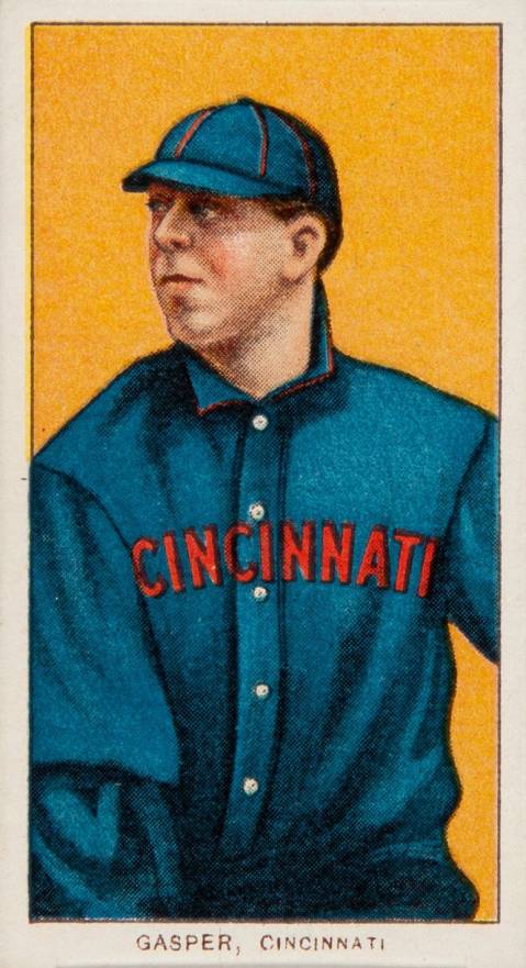 1909 White Borders Piedmont & Sweet Caporal Gasper, Cincinnati #186 Baseball Card