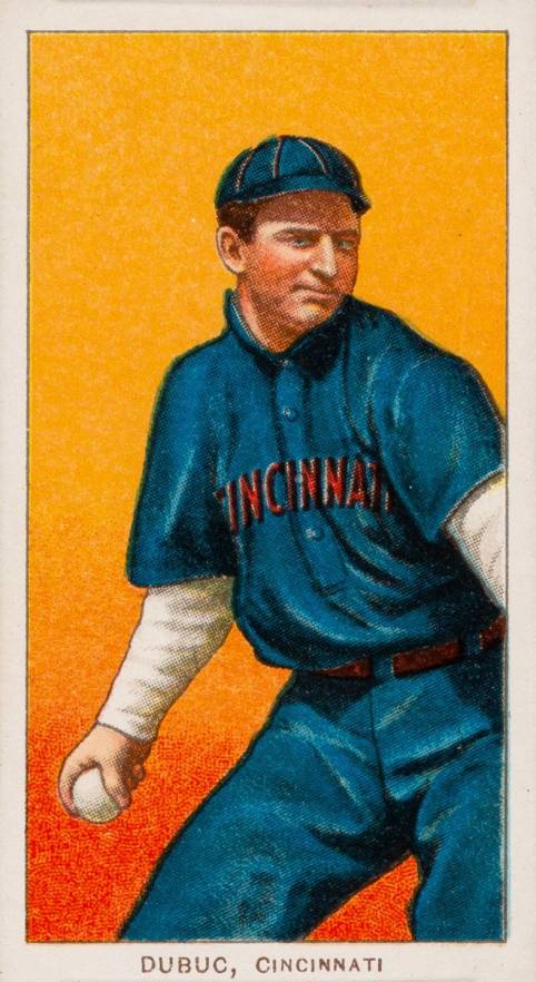 1909 White Borders Piedmont & Sweet Caporal Dubuc, Cincinnati #152 Baseball Card