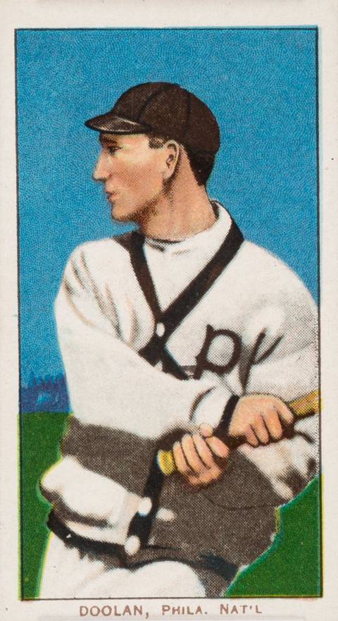 1909 White Borders Piedmont & Sweet Caporal Doolan, Phila. Nat'L #138 Baseball Card