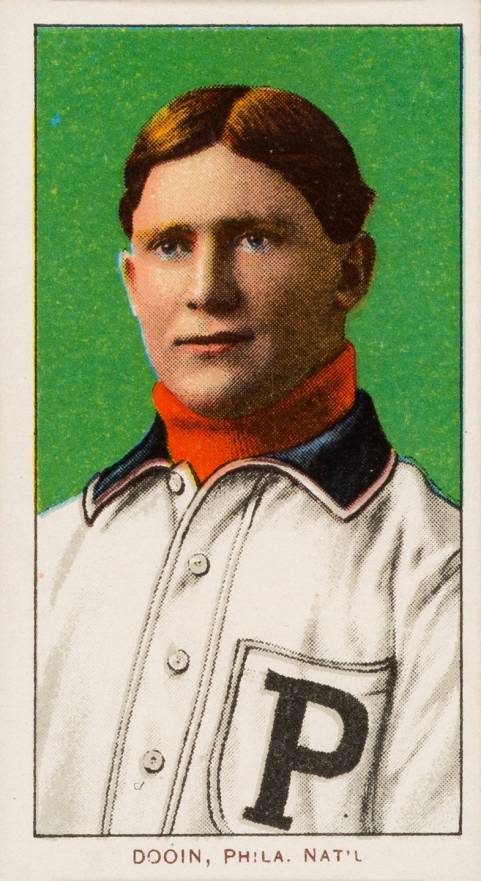 1909 White Borders Piedmont & Sweet Caporal Dooin, Phila. Nat'L #137 Baseball Card