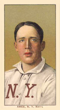 1909 White Borders (Piedmont &amp; Sweet Caporal) Red Ames #9 Baseball Card - 34556