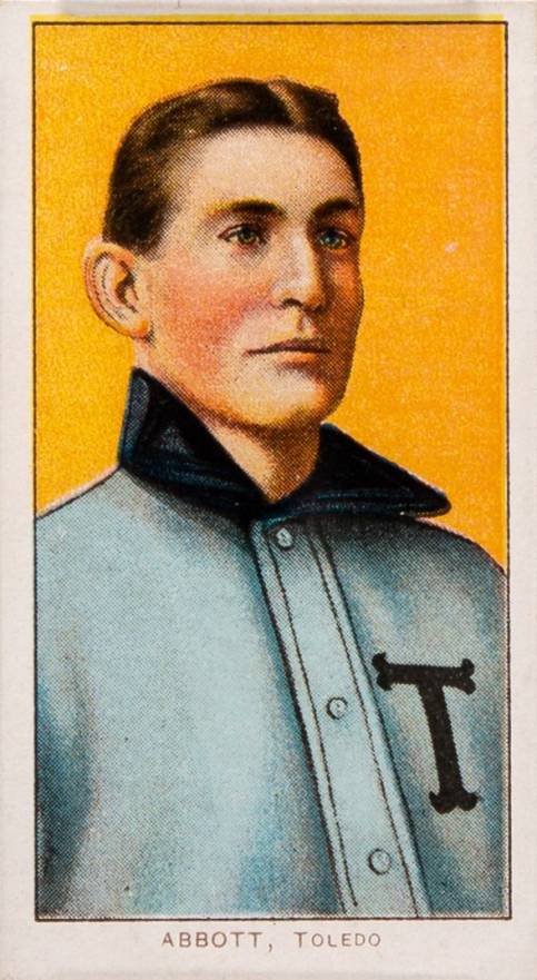 1909 White Borders Piedmont & Sweet Caporal Abbott, Toledo #3 Baseball Card