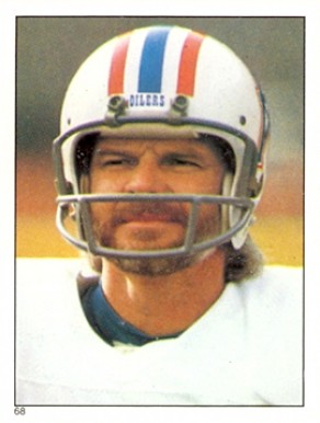 1981 Topps Stickers Ken Stabler #68 Football Card