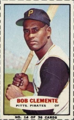1965 Bazooka Roberto Clemente #14 Baseball Card