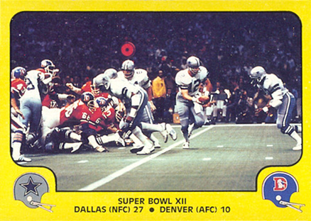 1978 Fleer Team Action Super Bowl XII #68 Football Card