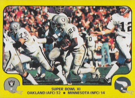 1978 Fleer Team Action Super Bowl XI #67 Football Card