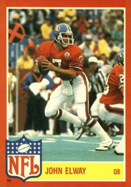 1985 Topps NFL Star Set John Elway #3 Football Card