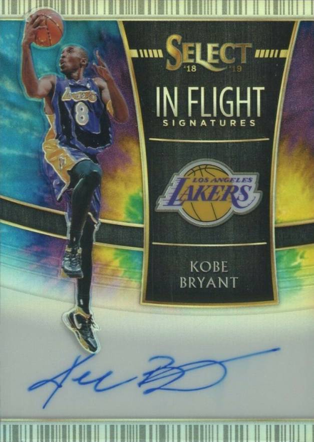 2018 Panini Select In Flight Signatures Kobe Bryant #IF-KBR Basketball Card