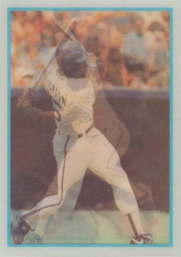 1986 Sportflics Rookies Bo Jackson #40 Baseball Card