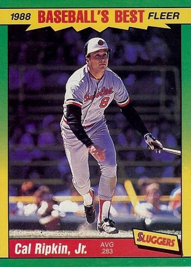 1988 Fleer Baseball's Best Cal Ripkin Jr. #34 Baseball Card