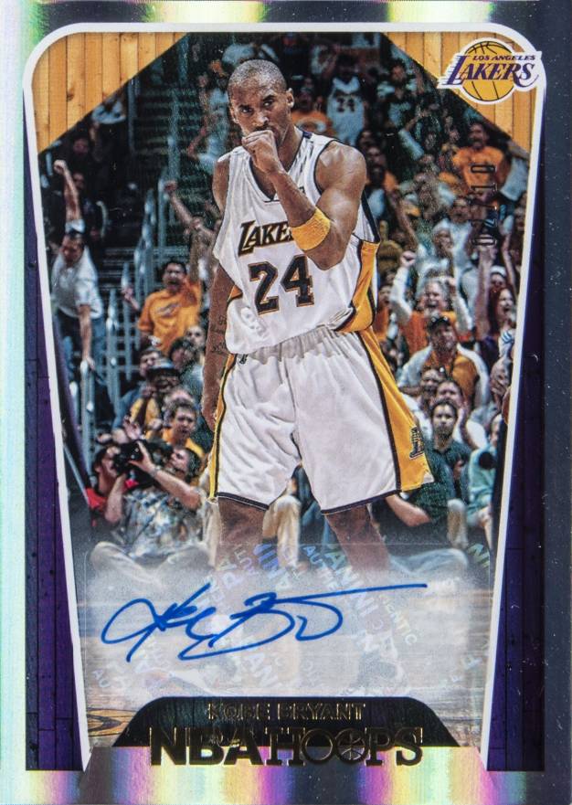 2018 Panini Hoops Kobe Bryant #296 Basketball Card
