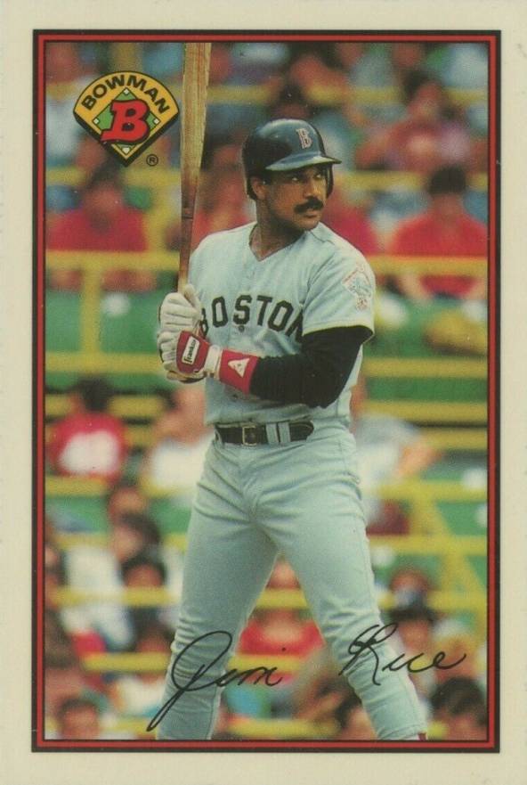 1989 Bowman Tiffany Jim Rice #33 Baseball Card