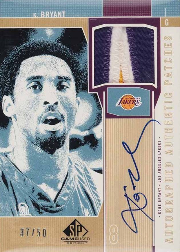 2002 SP Game Used Authentic Patches Kobe Bryant #KB-AP Basketball Card