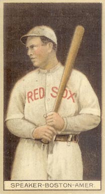 1912 Brown Backgrounds Broadleaf Speaker-Boston-Amer. #170 Baseball Card