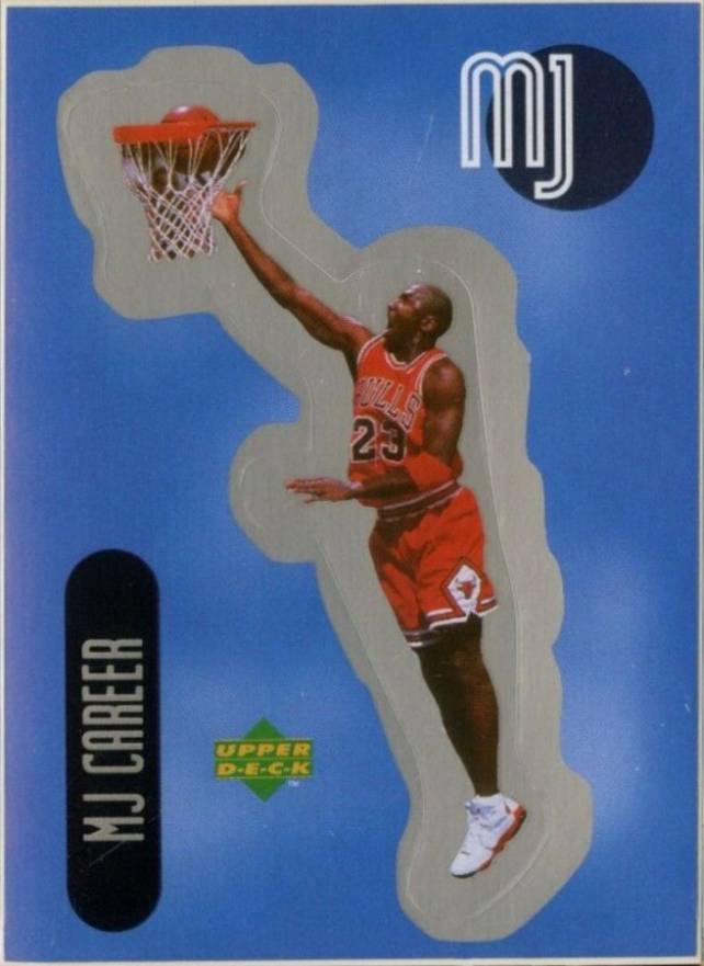 1998 Upper Deck International MJ Stickers Michael Jordan #SU24 Basketball Card