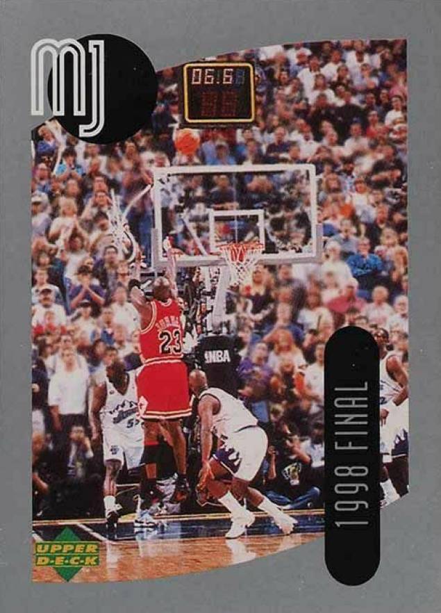 1998 Upper Deck International MJ Stickers Michael Jordan #59 Basketball Card