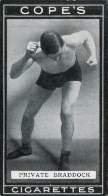1915 Cope Brothers & Co. Boxers Private Braddock #62 Other Sports Card
