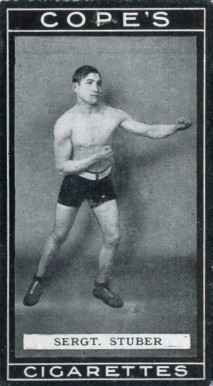 1915 Cope Brothers & Co. Boxers Sergt. Stuber #73 Other Sports Card