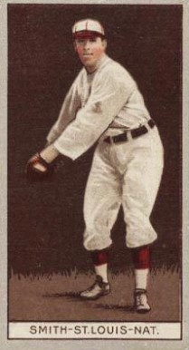 1912 Brown Backgrounds Common back Wallace Smith # Baseball Card