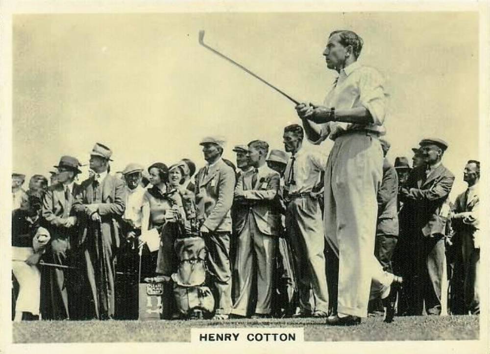 1937 Ardath Photocards Ser. Topical Interest Henry Cotton # Other Sports Card