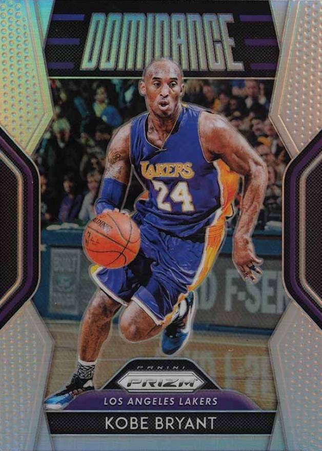 2018 Panini Prizm Dominance Kobe Bryant #6 Basketball Card