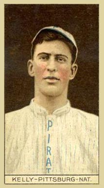 1912 Brown Backgrounds Red Cross Kelly-Pittsburg-Nat. #88 Baseball Card