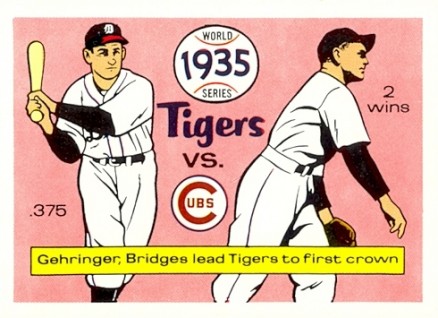 1970 Fleer World Series Tigers vs. Cubs #32 Baseball Card