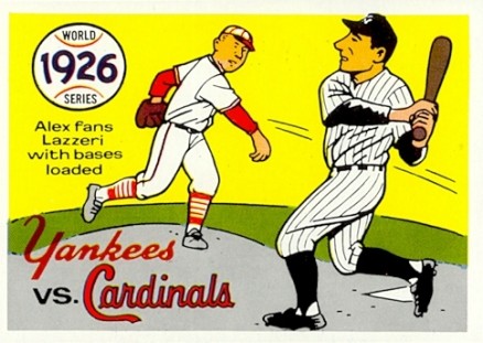 1970 Fleer World Series 1926 Cardinals vs Yankees #23 Baseball Card