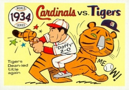 1970 Fleer World Series 1934 Cards vs Tigers #31 Baseball Card