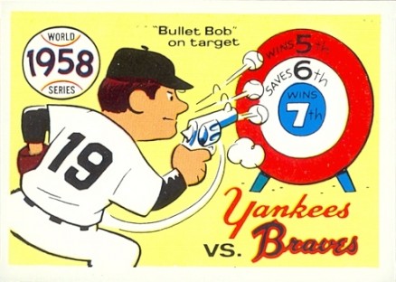1970 Fleer World Series Yankees vs Braves #55 Baseball Card