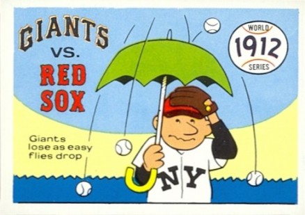 1970 Fleer World Series 1912 Red Sox vs. Giants #9 Baseball Card