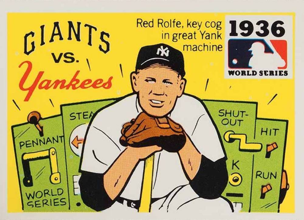 1971 Fleer World Series (Black Back) Giants vs Yankees #34 Baseball Card