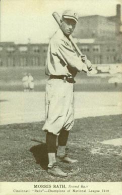1919 Cincinnati Reds Postcards Morris Rath # Baseball Card
