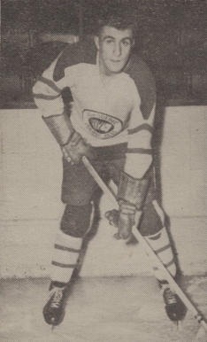 1952 St. Lawrence Sales Walter Pawlyshyn #35 Hockey Card