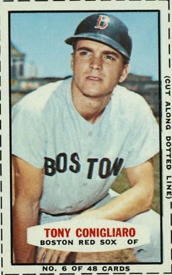 1966 Bazooka Tony Conigliaro #6 Baseball Card
