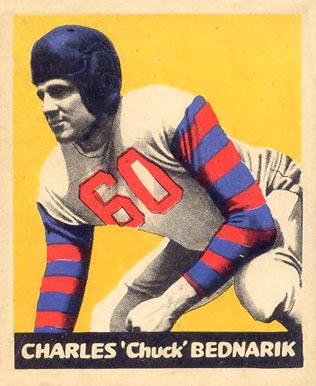 1949 Leaf Charles "Chuck" Bednarik #134 Football Card