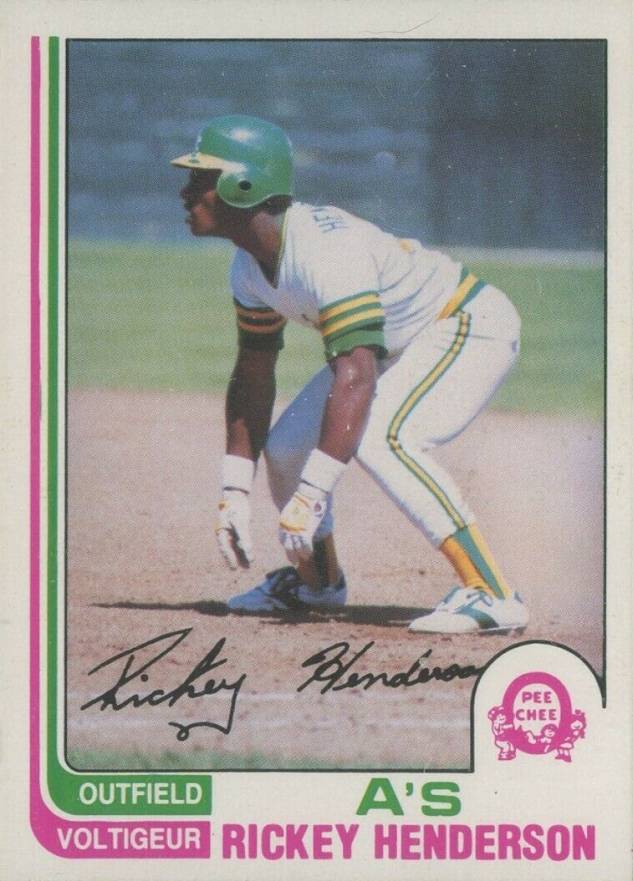 1982 O-Pee-Chee Rickey Henderson #268 Baseball Card