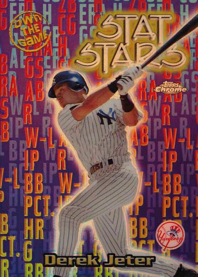 2000 Topps Chrome Own the Game Derek Jeter #OTG12 Baseball Card