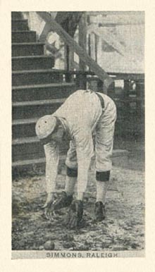 1910 Contentnea Black & White Photo Series Simmons, Raleigh # Baseball Card