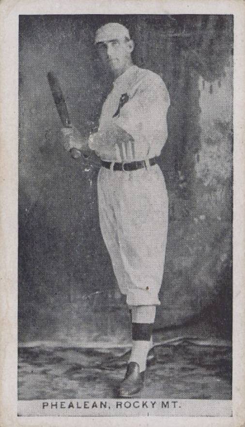 1910 Contentnea Black & White Photo Series Phealean # Baseball Card