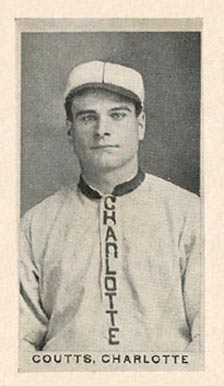 1910 Contentnea Black & White Photo Series Coutts, Charlotte # Baseball Card
