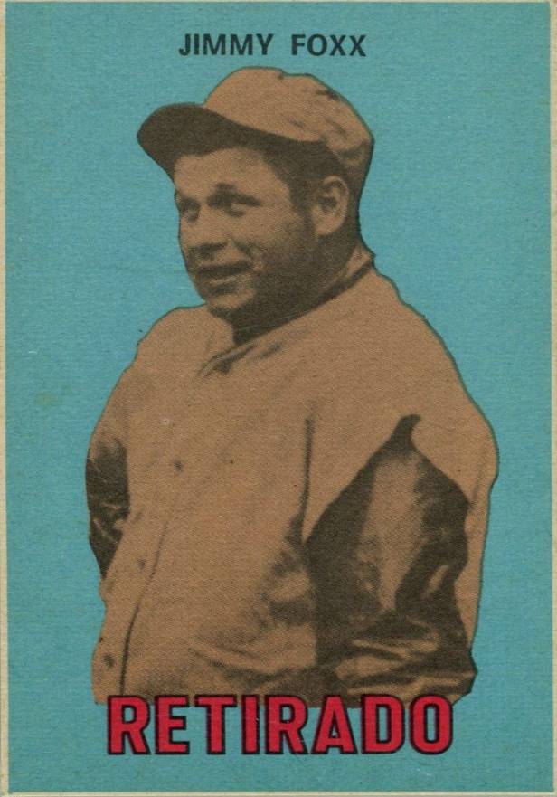 1967 Venezuela Topps Jimmy Foxx #163 Baseball Card