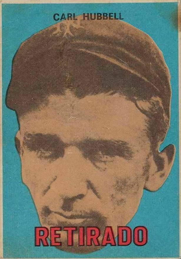 1967 Venezuela Topps Carl Hubbell #172 Baseball Card