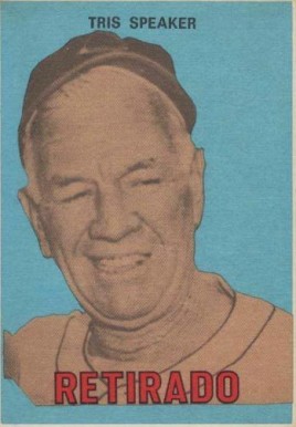 1967 Venezuela Topps Tris Speaker #156 Baseball Card