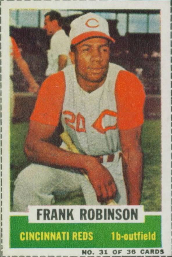1961 Bazooka Frank Robinson #31 Baseball Card