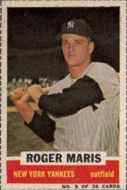 1961 Bazooka Roger Maris #5 Baseball Card