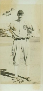 1921 Frederick Foto Service Fritz Mollwitz # Baseball Card