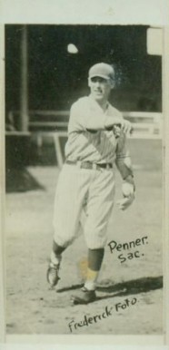 1921 Frederick Foto Service Penner # Baseball Card