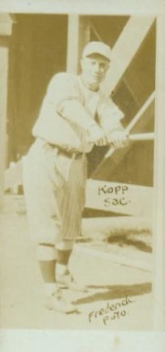1921 Frederick Foto Service Kopp # Baseball Card